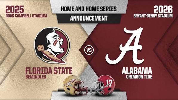 FSU, Alabama Agree To Home-And-Home Series - Florida State University