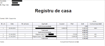 Documente completare documente registru de evidenta fiscala impozit model cheltuieli. Documentul De Baza Al Activitatii De Trezorerie Registrul De Casa Contabilitate Fiscalitate Monografii Contabile
