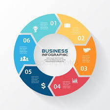 vector circle arrows for infographic template for diagram