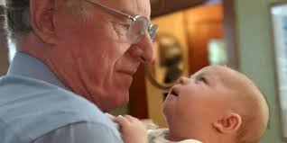 Ed Begley Jr. shared a photo with newest grandchild, Ari