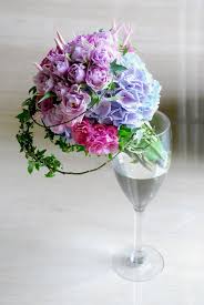 Perfect for spring, a soft lilac bouquet and beautiful sheer dress. Purple Blue Theme Wedding Bouquet By Hana Flower Boutique By Hana Flower Boutique Bridestory Com