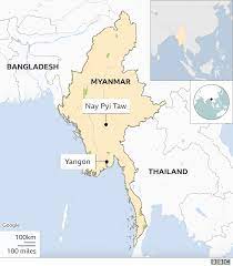 The two words mean the same thing but myanmar is the more formal version. Myanmar Coup Un Calls For Arms Embargo Against Military Bbc News
