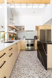Check spelling or type a new query. Kitchen With Orange And Black Recycled Floor Tiles Modern Kitchen