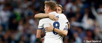 Luka modric and dani ceballos of real madrid attend training session ahead of the uefa champions league group g match against cska moscow at the luzhniki stadium in moscow. Kroos 100 Wins For Real Madrid Modric 100 Laliga Wins Real Madrid Cf
