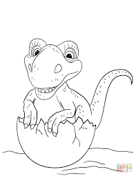 Dinosaur Hatching From Egg Coloring Page Free Printable Coloring Pages Dinosaur Coloring Pages Dinosaur Coloring Dinosaur Coloring Sheets