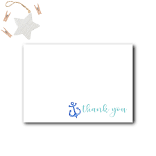 Nautical Baby Shower Thank You Cards Rose Paper Press