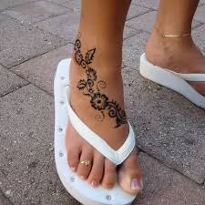 Henna Foot Flwr 003 Photo By Uqt21d Photobucket In 2020 Foot Tattoos Ankle Tattoos For Women Tattoo Designs Foot