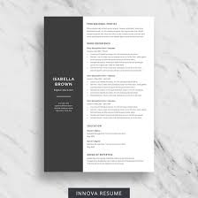 chronological resume template for word