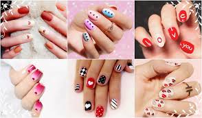 We've selected all kinds of valentine's day nail designs that range from simple to complex! Easy And Simple Valentine S Day Nail Art Design Ideas For Short Nails