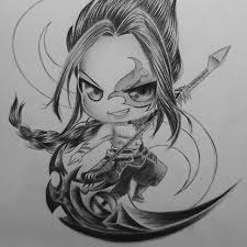 Kayn Lol Fanart Art Draw Pencil Illustration Drawing Artwork Yiglx Pencil Game Shadoweyes Gamer Legend Drawing League Of Legends League