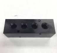 ALUMINUM AIR PNEUMATIC 2 WAY 4 PORT MANIFOLD BLOCK SPLITTER ...