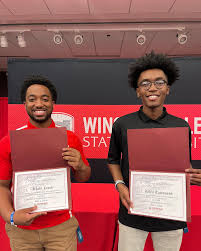 Congratulations are in order for our Chapter President, Bro. Lynch and our  Vice President, Bro. Townsend, as they were recognized at the 2024 Student  Leadership and Faculty Appreciation Banquet, for their work