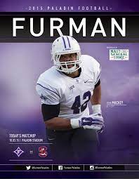 The Furmanuniv Paladins Football Roster Card Vs South Carolina State October 3 2015 Collectible Card Features Ern Football Roster Football Furman Paladins