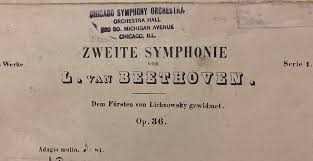 9 in d minor, op. Beethoven S Symphony No 2 In D Major Op 36 From The Archives