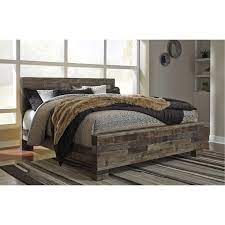The mansion bedroom set is a great addition to any home. Modern Farmhouse Rustic King Size Bed Broadmore Farmhouse Bedroom Furniture Rustic Master Bedroom Bedroom Design