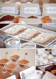 Yummy Dessert Table Recipes For Chocolate Mousse Joyful Shortbread Espresso Panna Cotta Mering Winter Desserts Dessert Table Recipes Winter Dessert Table