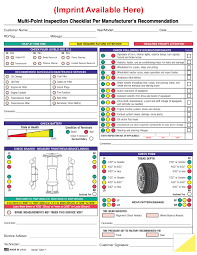 Multi Point Inspection Checklists For Car Repair Inspection Checklist Vehicle Inspection Inspect