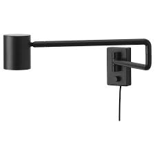 Nymane Wall Lamp With Swing Arm Anthracite Wall Lamp Swing Arm Wall Lamps Lamp
