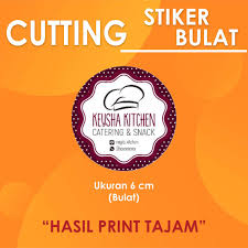 Ukuran 6 cm untuk brntik kotak atau bulat. Jasa Cutting Sticker Label Bulat Shopee Indonesia