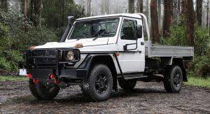Mercedes Benz G300 Cdi Pickup Launched In Australia Starts From Aud 119 900 Carscoops Mercedes Benz Mercedes G Mercedes Unimog
