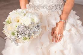 Page 1 of 2 next; The Dazzling Way Brides Are Blinging Out Their Bouquets