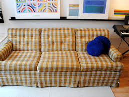 Update and protect upholstery with the highland plaid sofa protector from surefit. Ode To An Old Plaid Sofa Apartment Therapy