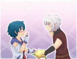 Valt ha entrado en su ciclo de celo, y trata de ocultarlo a todos; Yaoi Love Beyblade Valt X Shu Shu X Valt Just Friends Three Words I Love Wakiya Shu Purred And Wakiya Seemed Scared To Death By The Weird Behavior Shu Gave Out Howtogrowthehair