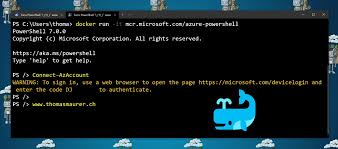 This guide describes using powershell to transfer files between local disk and azure blob storage. Run Azure Powershell In A Docker Container Thomas Maurer