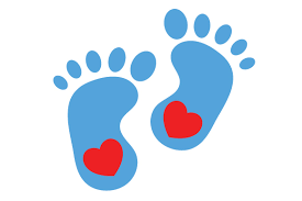 Download Blue Baby Feet Silhouette Svg Cut Files Download Silhouette Svg Icon PSD Mockup Templates