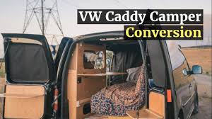 012 Vw Caddy Camper Conversion Inspiring Builds Youtube Camper Conversion Caddy Van Camper Van
