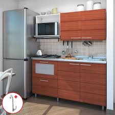 En esta moderna cocina tu hijo puede cocinar, hornear y lavar platos igual que los master chefs de la tele, y dar a probar sus nuevas y deliciosas recetas a toda la familia. Cocina Integral Seul 1 50m Cedro Kit De Griferia Gratis Socoda Mobile