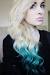 Short Blue Tipped Hair