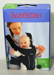 Babybjorn Synergy Baby Carrier Synergy Black 3d Mesh 0 Months 8 26 Lbs New 874594003170 Ebay