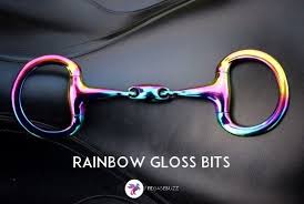 Www Pegasebuzz Com Equestrian Fashion Rainbow Gloss Horsebit By Evoequine Equestrian Outfits Equestrian Equestrian Style