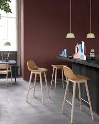 We did not find results for: The Fiber Bar Stool A New Design From Muuto By Iskos Berlin Seen Here In Cognac Silk Leather With A Wooden Tabouret De Bar Chaise Haute Cuisine Tabouret Haut