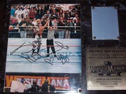If you want to ask a. Wwe Shawn Michaels Autograph Wrestlemania 12 Mat Plaque 141821507