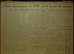 Hoy | river plate y colón de santa fe se enfrentarán en el estadio monumental por el partido correspondiente a la fecha 1 en la liga profesional de fútbol de argentina. File Colon Participara En 1948 En El Torneo De Ascenso Png Wikimedia Commons