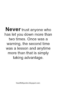 Check spelling or type a new query. Never Trust Anyone Who Has Let You Down More Than Two Times Once Was A Warning The Second Time Was A Never Trust Anyone Never Trust Anyone Quotes Never Trust