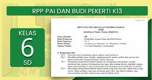 Rppk13gurusd.blogspot.com merupakan situs yang berbagi informasi tentang pendidikan. Rpp Pai K13 Kelas 6 Sd Untuk Semester 1 Dan 2 Revisi 2019 Katulis
