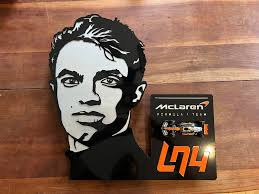 Mclaren F1 Car Metal Wall Art