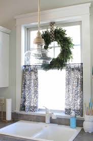Go for a window that has a wrought iron framework, and add a single sliding curtain. Diy Farmhouse Window Treatments