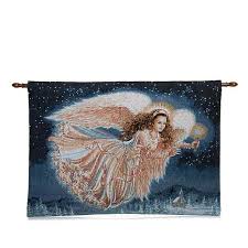 Shop home decorating with confidence & price match guarantee. Winter Lane Guardian Angel Fiber Optic Christmas Tapestry With 40 Rod 8960217 Hsn