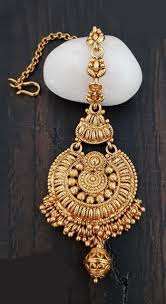 Maang Tikka Gold Jewelry Fashion Tikka Jewelry Bridal Gold Jewellery