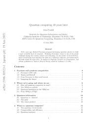 Please upload your resume (required). Pdf Quantum Computing 40 Years Later