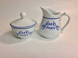 Vintage Limoges Creamer Sugar Set Creamer 2005 Etsy Creamer Limoges Paris Cafe