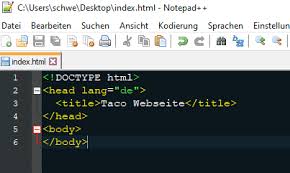 Wenn wir eine webseite betrachten, sehen wir häufig immer noch viel text. Geheimes Taco Tutorial Deine Erste Html Website