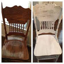 Shabby Chic Press Back Chairs Chalk Paint Distress And Antique Wax Shabby Chic Dresser Painting Furniture Diy Shabby Chic Chairs