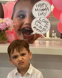 The greatest momma alive deserves to be woken up by her two beautiful  children in matching outfits with Cinnabon and coffee. But when you are the  greatest, greatest momma ever, you get