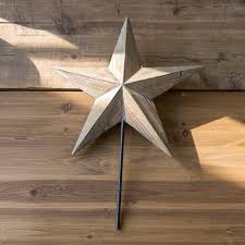 Dimensional Wooden Star Tree Topper Perfect For Any Real Or Artificial Christmas Tree Diy Tree Topper Christmas Tree Star Topper Star Tree Topper