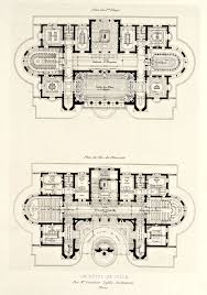 Plan Of A Projected City Hall France Archi Maps Photo Mansion Floor Plan Floor Plan Design Model House Plan